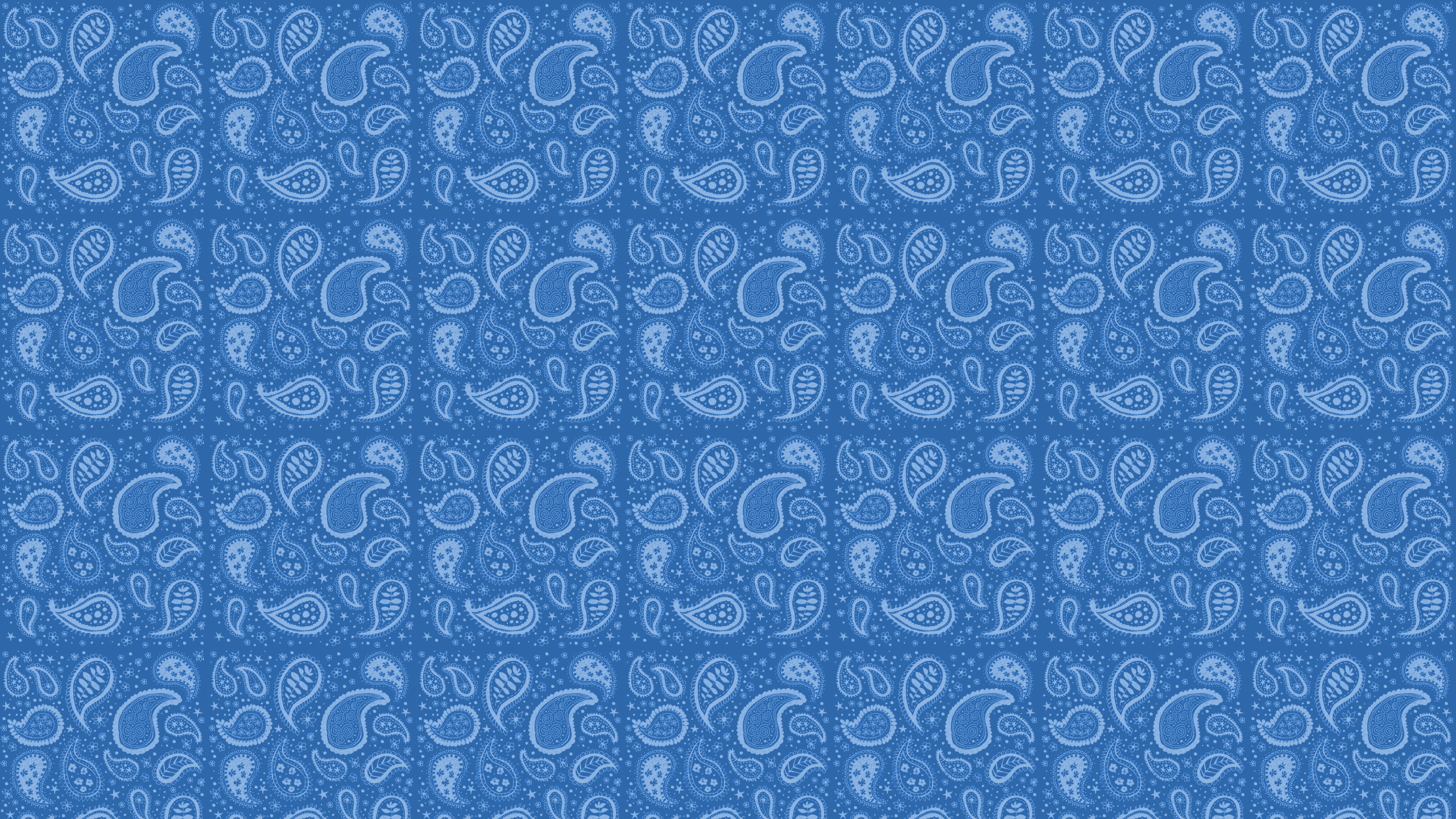 This Blue Paisley Desktop Wallpaper Is Easy Just Save The