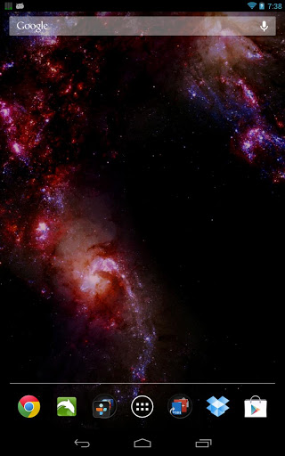 Space Galaxy 3D Live Wallpaper Android