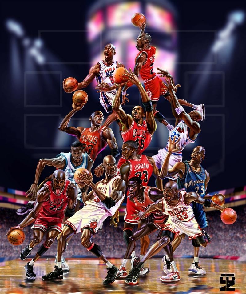 Wallpaper Nba Basketball Series Michael Jordan