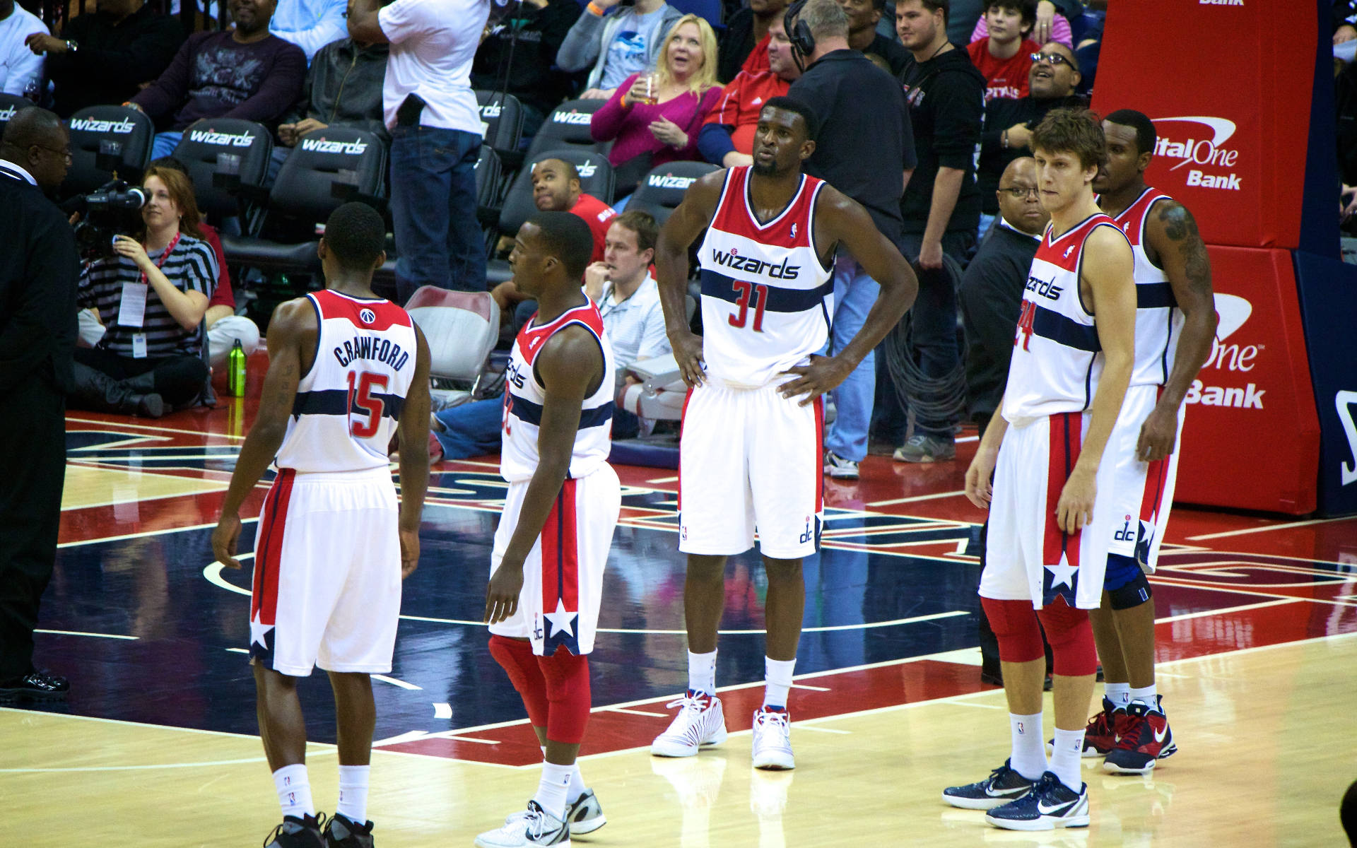 Washington Wizards Players On Court Pbv946i1y1n9hvwv Wallpaper