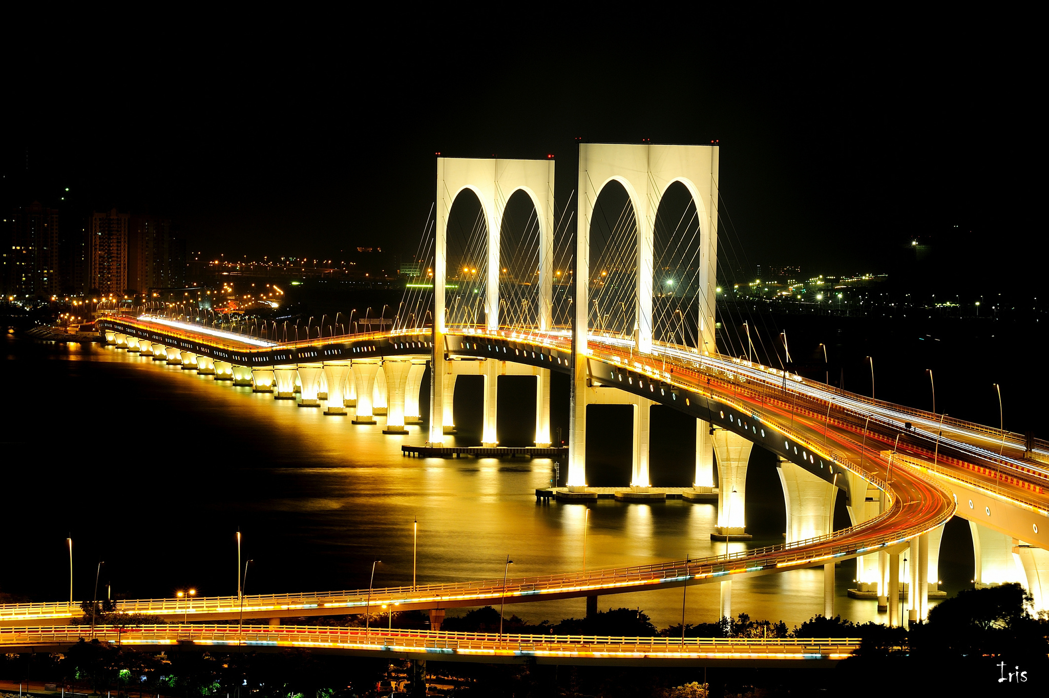 The Hong Kong Zhuhai Macau Bridge HD Wallpaper Background Image