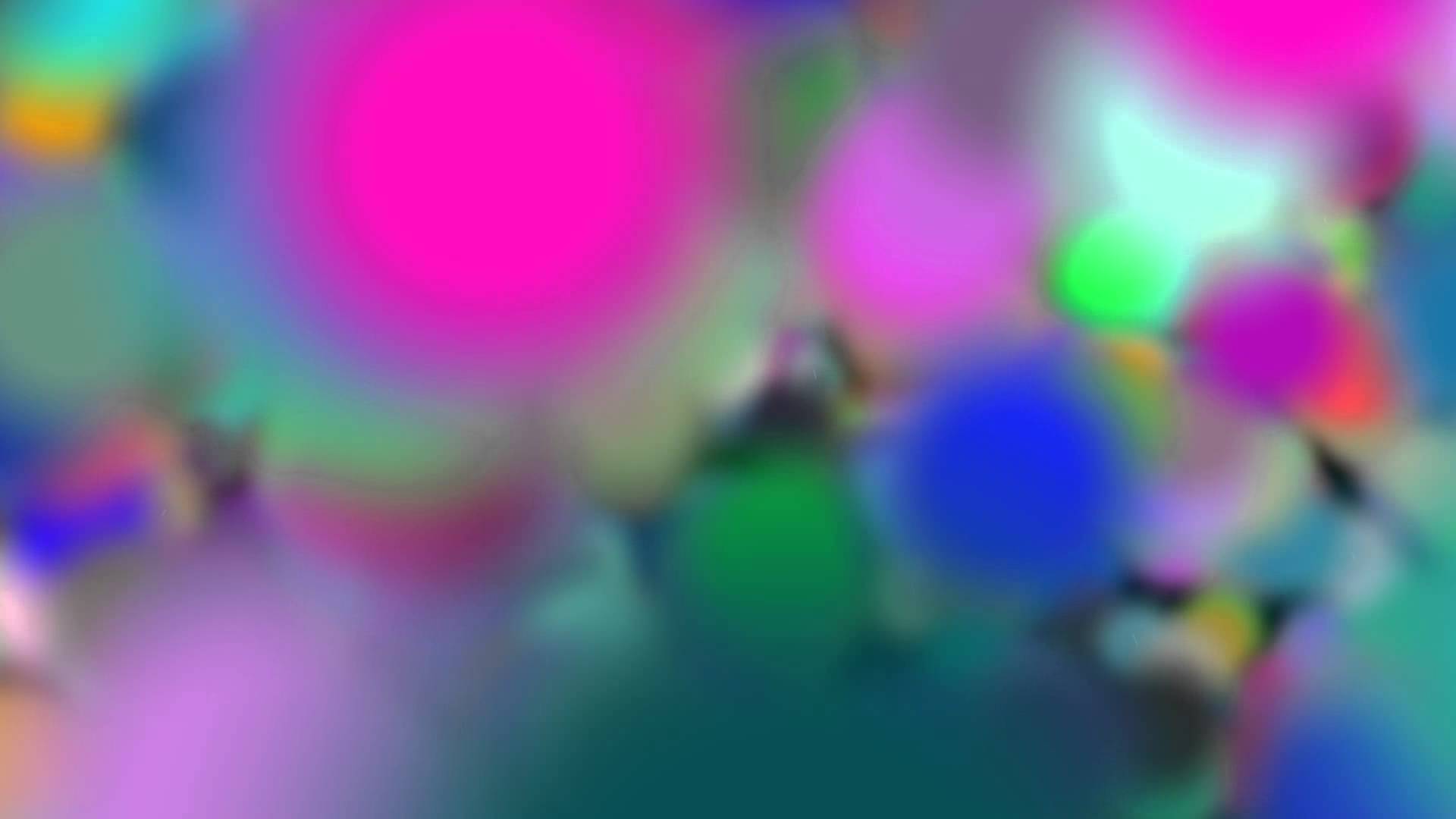 Big Colored Bubbles Background Transition HD Overlay