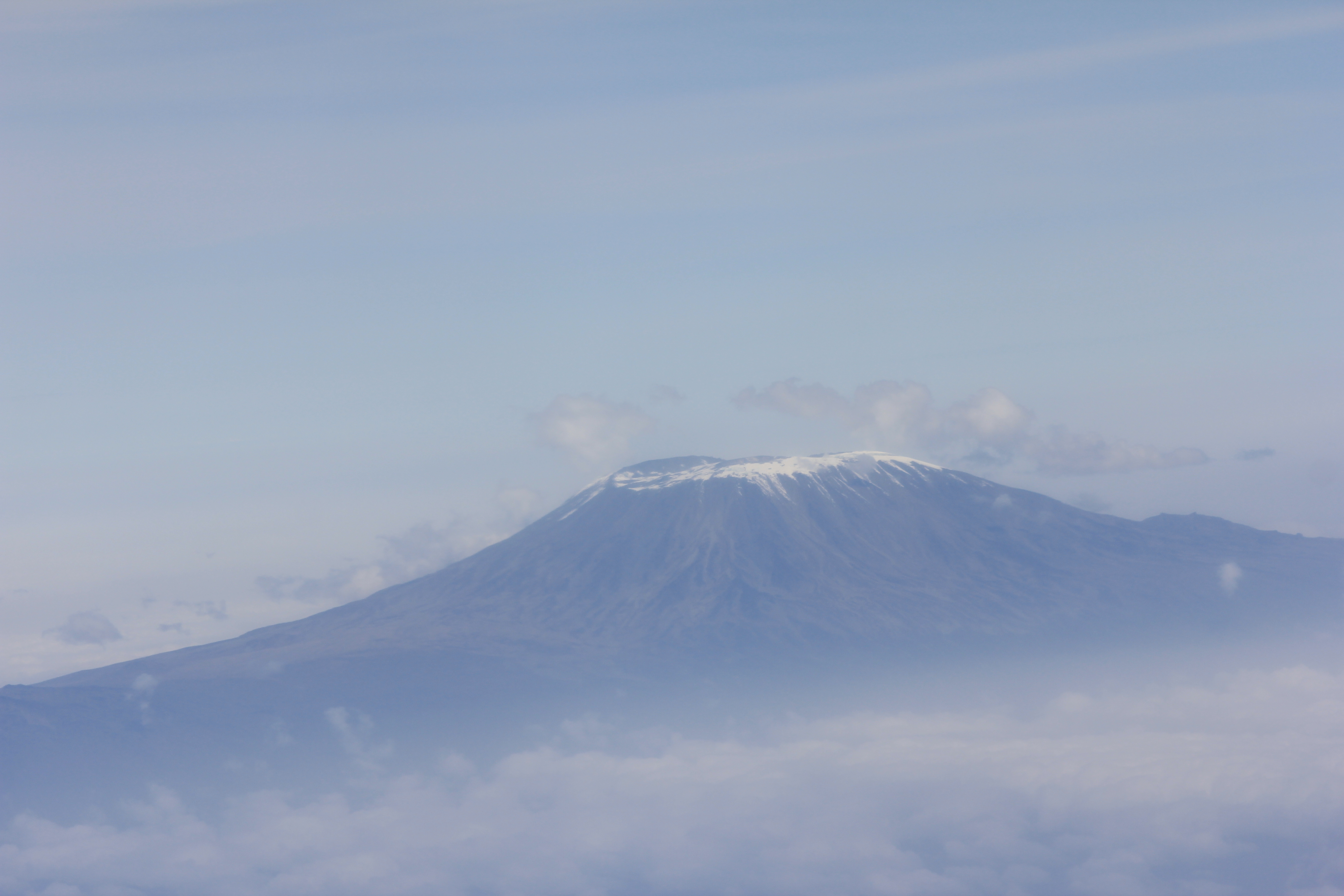 File Mount Kilimanjaro Aerial On A Cloudy Background Jpg