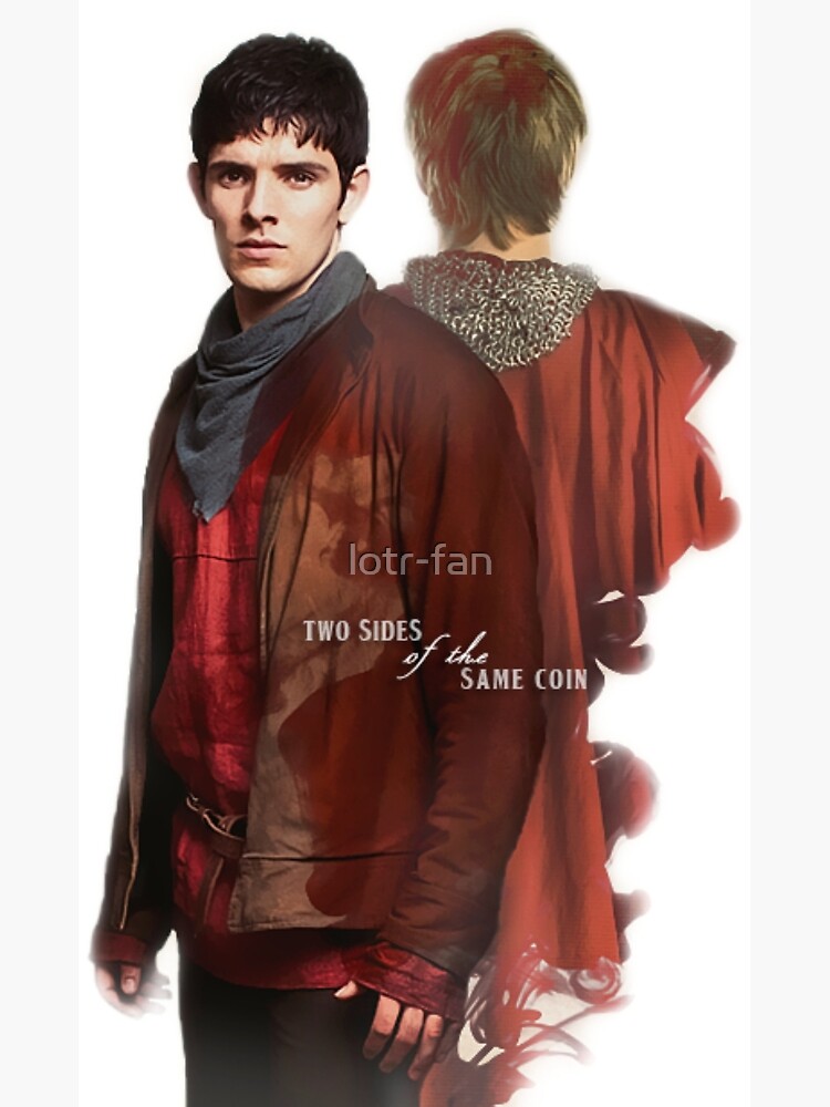 Two Sides Of The Same Coin Merlin And Arthur Greeting Card By