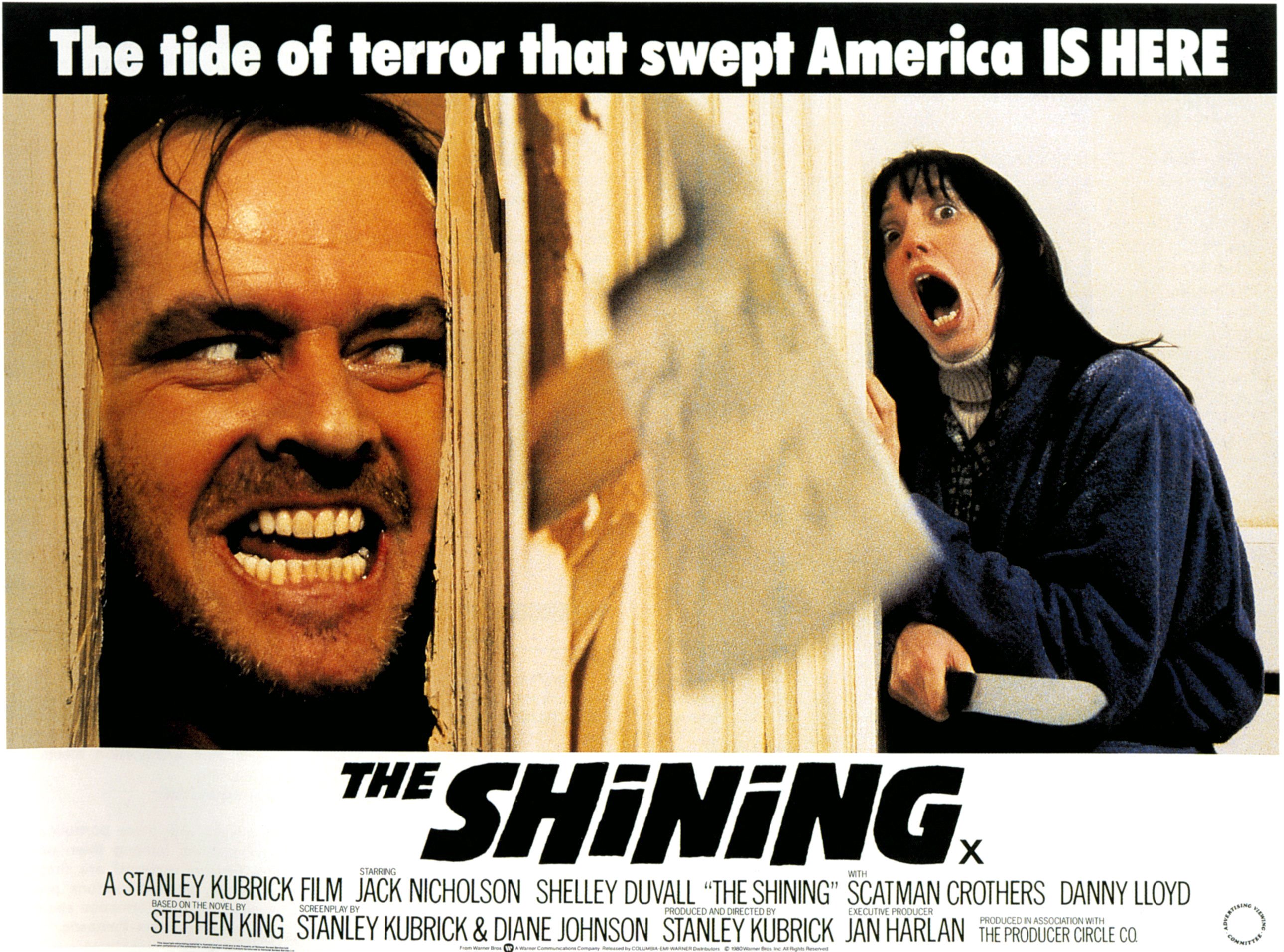 The Shining Horror Thriller Dark Movie Film Classic Poster Wallpaper