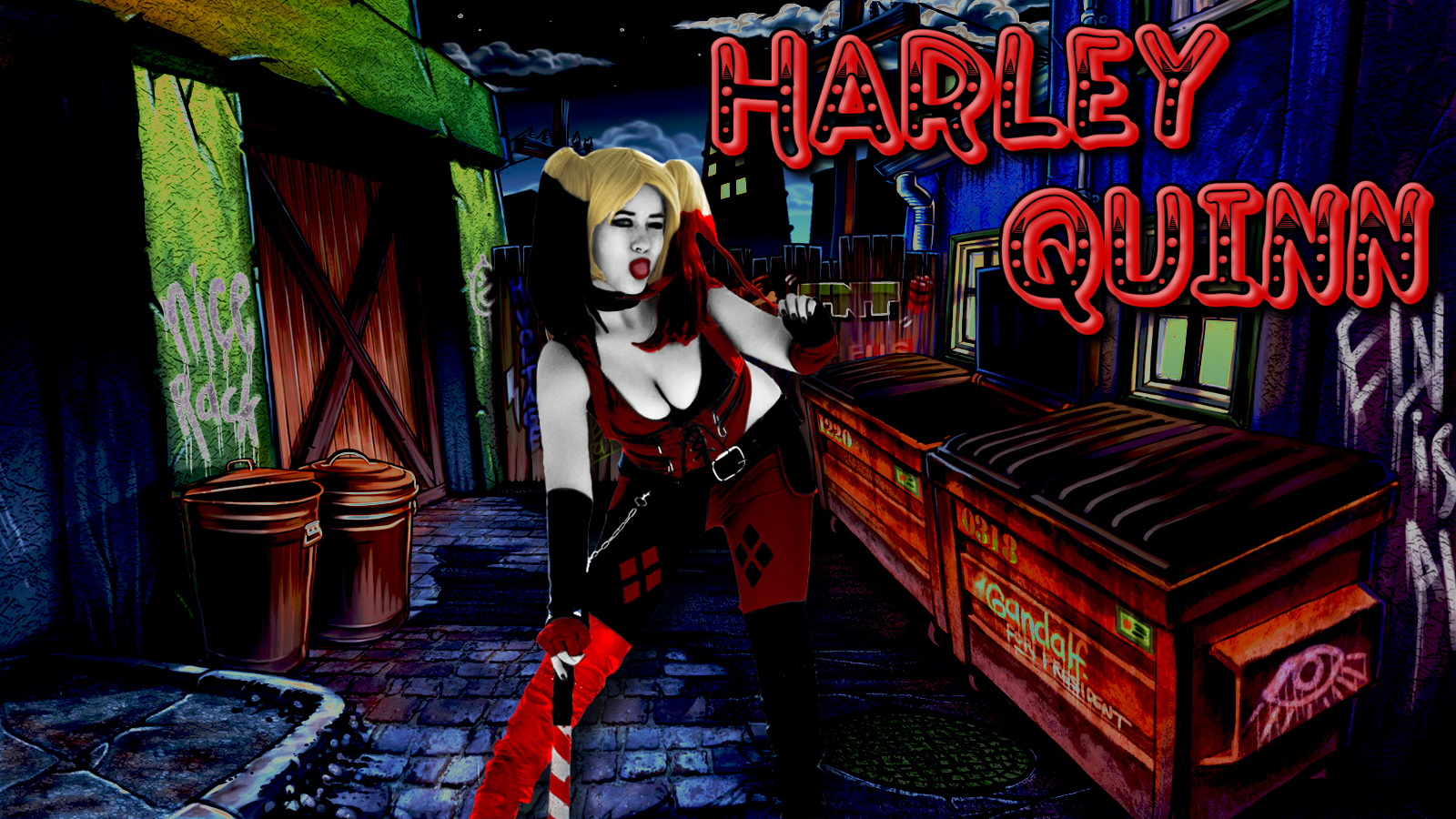 Harley Quinn Cosplay Wp Starring Noelia Martin By Swfan1977 On
