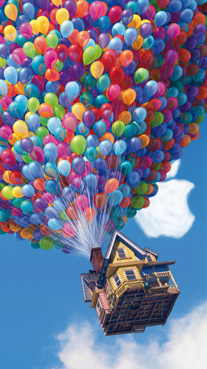 iPhone 5 Pixar UP wallpaper HD by LindsayCookie