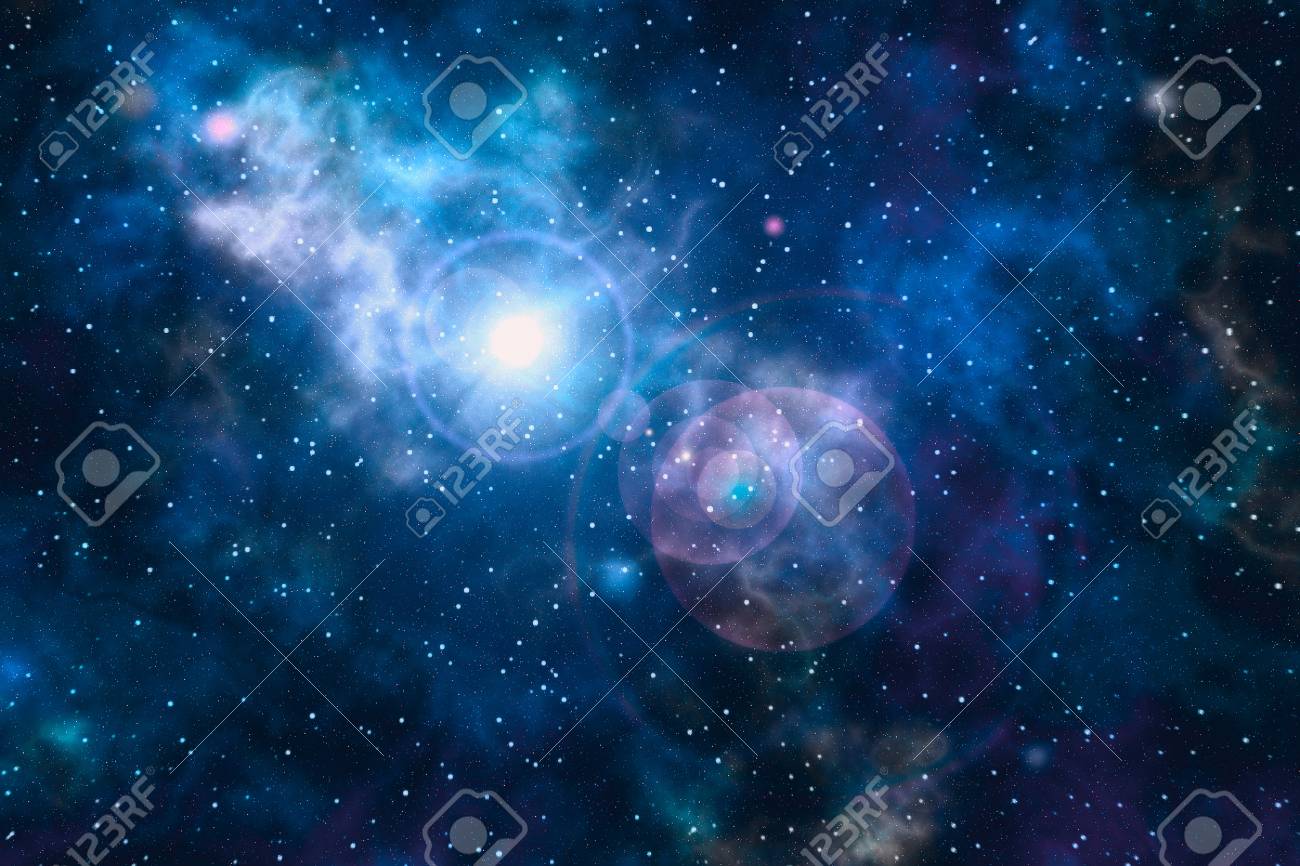 Background Texture In Blue With Artistic On Supernova
