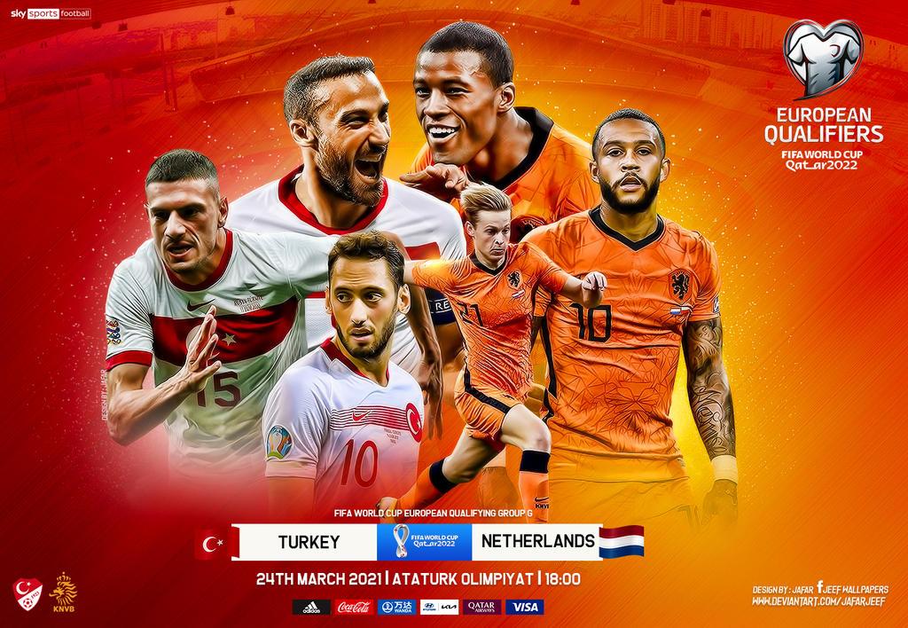 TURKEY   NETHERLANDS WORLD CUP 2022 QUALIFIERS by jafarjeef on