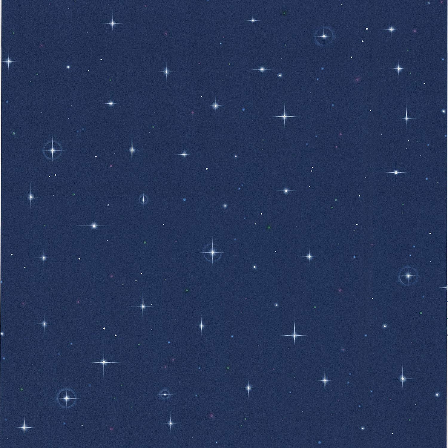 Brewster Jj6834 Starfleet Navy Blue Stars Wallpaper