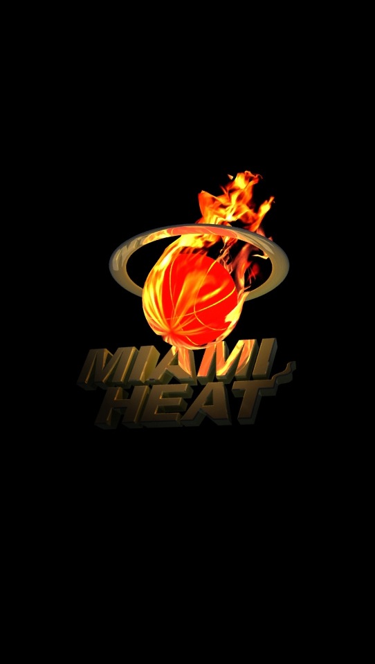 Miami Heat Logo Wallpaper   Free iPhone Wallpapers