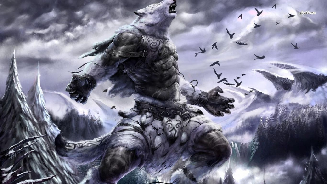 Werewolf Warrior Puter Wallpaper Desktop