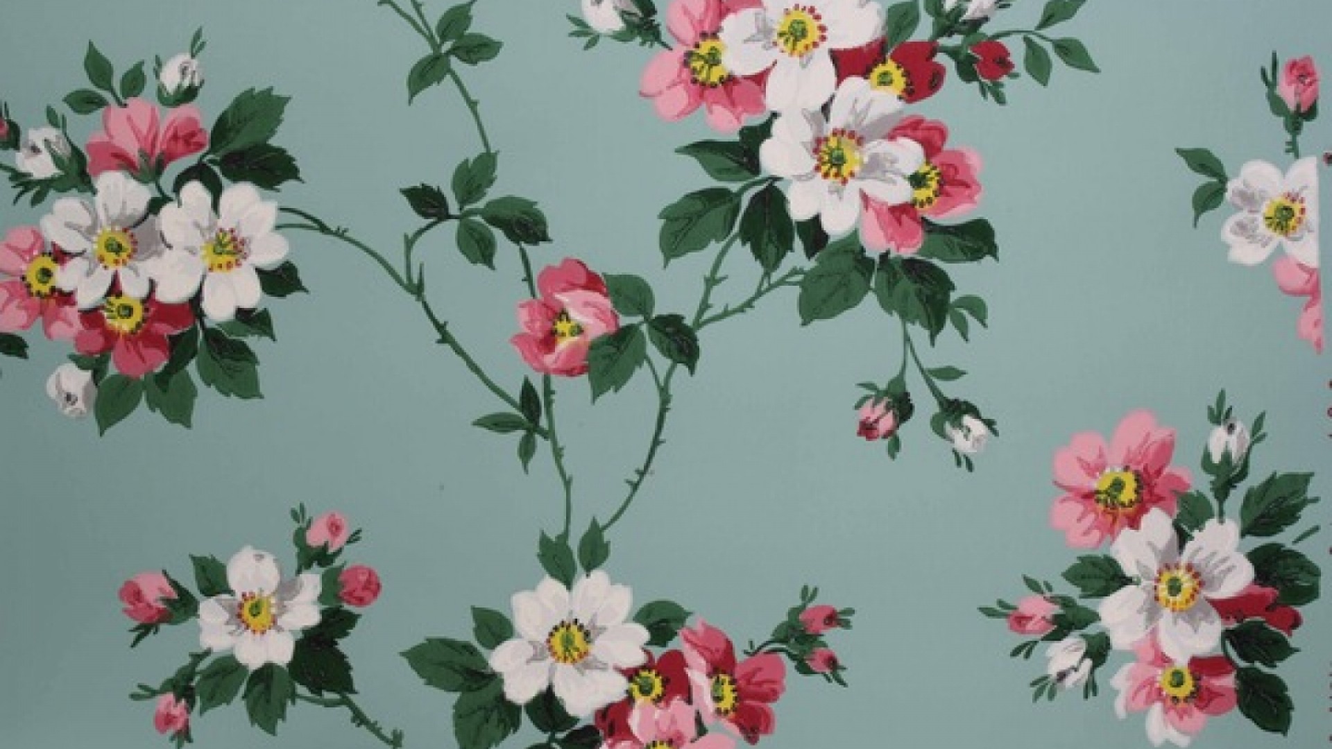 Vintage Flower Wallpaper HD Desktop