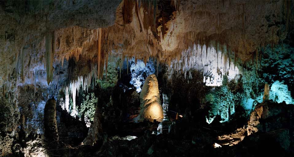 The Big Room In Carlsbad Cavern Caverns National Park New