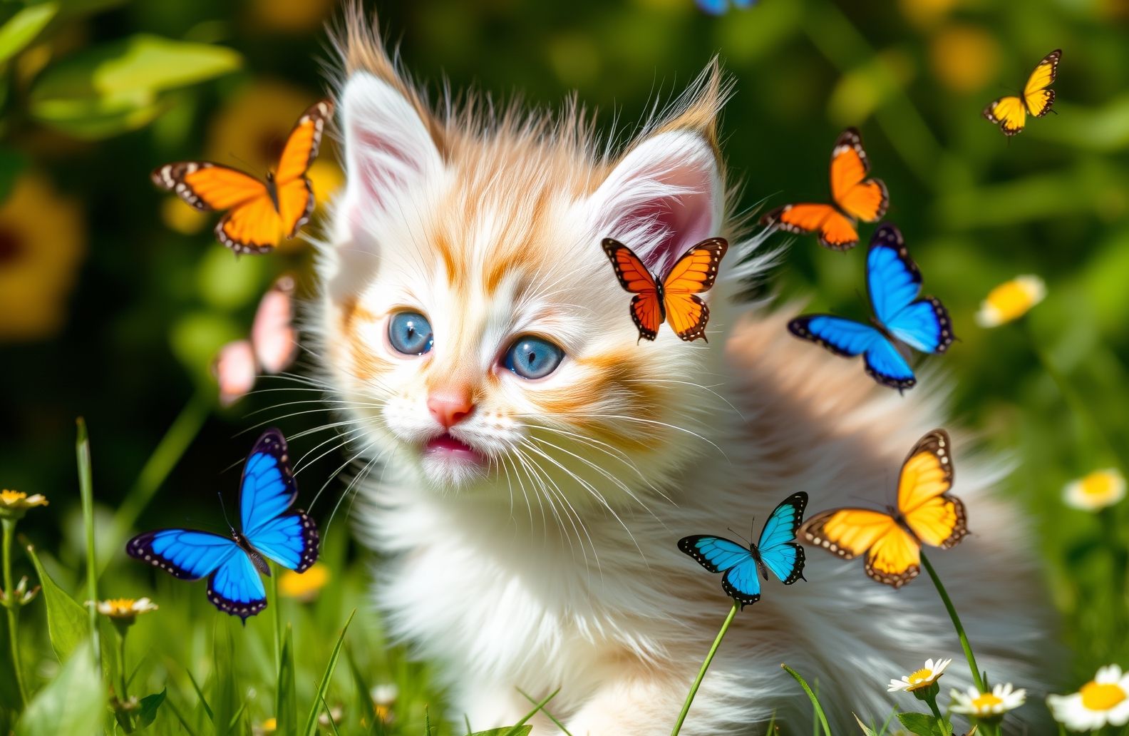 Cute Kitty Wallpaper
