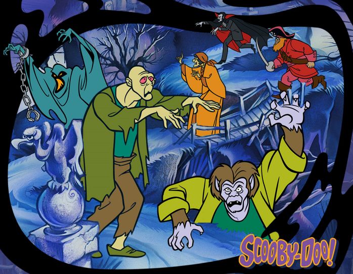 Scooby Doo Daphne With Vampire Wallpaper Coloring S