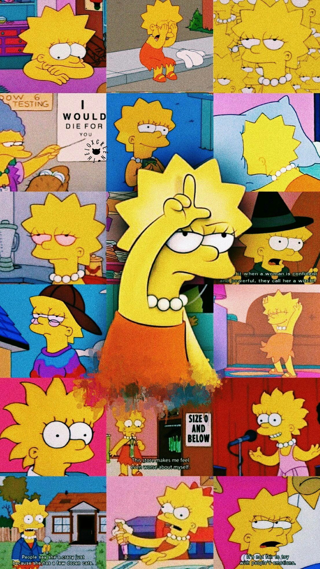 Lisa Simpsons Sad Wallpaper On