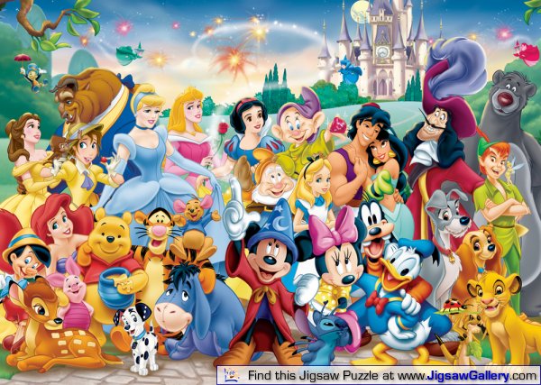 Awesome Disney Characters Wallpaper