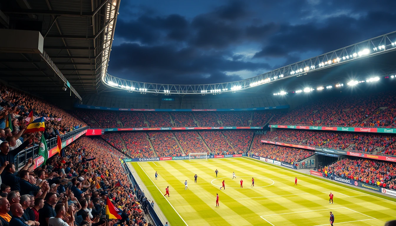 HD Soccer Stadium Wallpaper