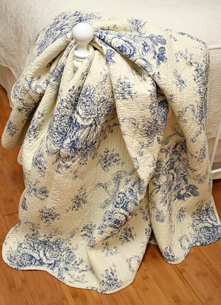 Black French Toile Bedding