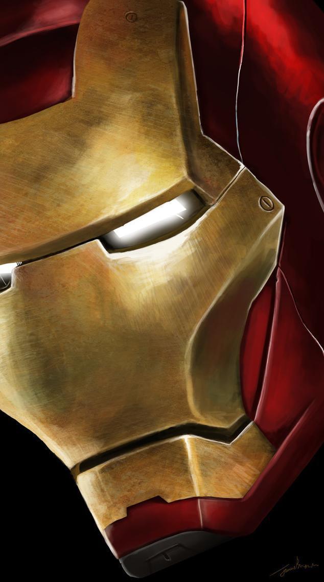 Iron Man Mask HD Wallpaper For iPhone Top