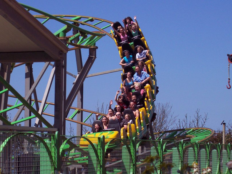 Roller Coaster Ride Iow Wallpaper