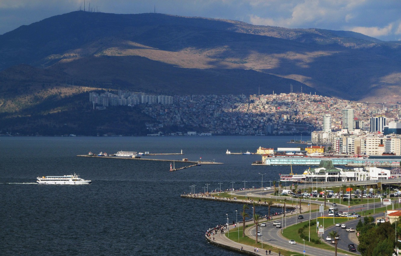 Wallpaper City Turkey Ship Izmir Host Image For Desktop