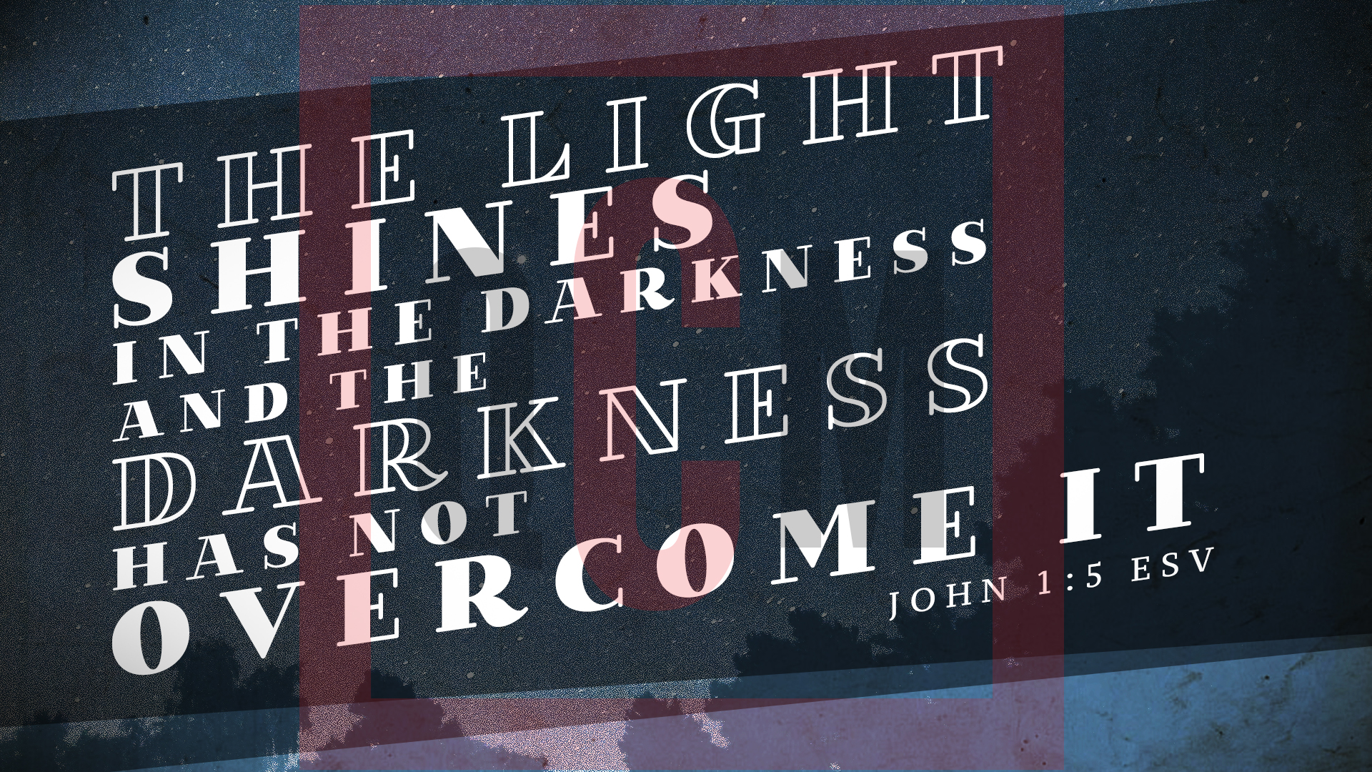 Sermon Slide Graphic John The Light Shines Quality
