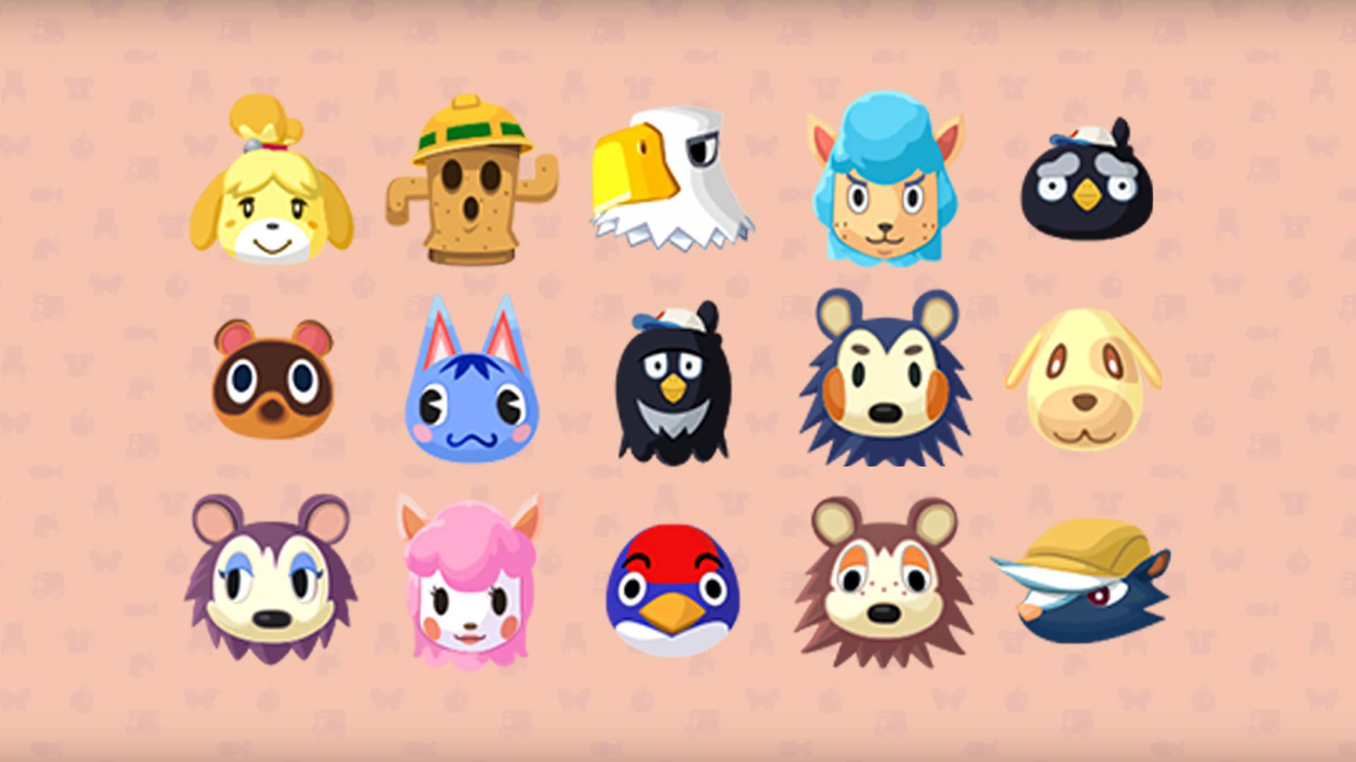 Animal Crossing Characters Cute Laptop Wallpaper