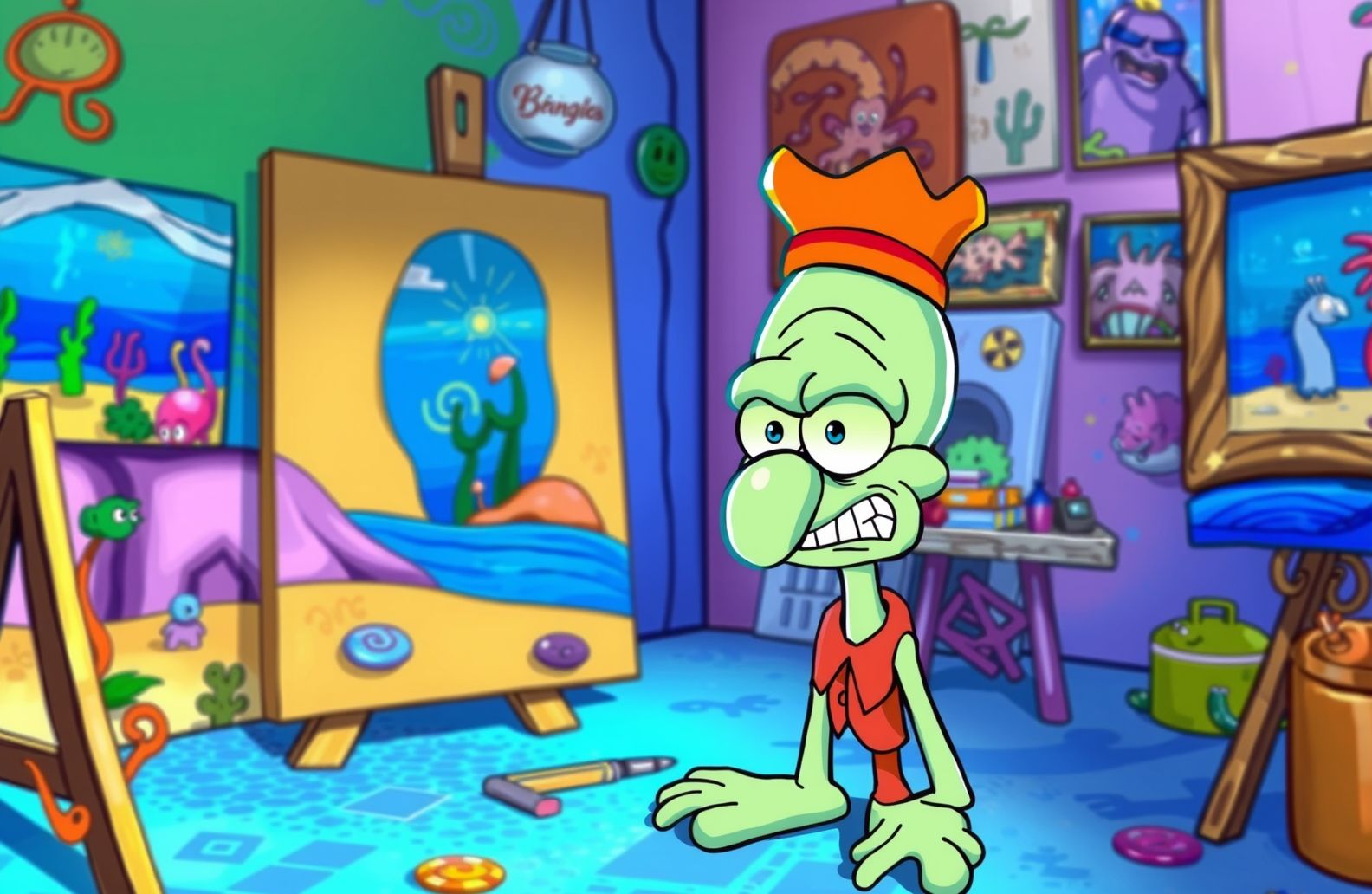 Squidward Wallpaper