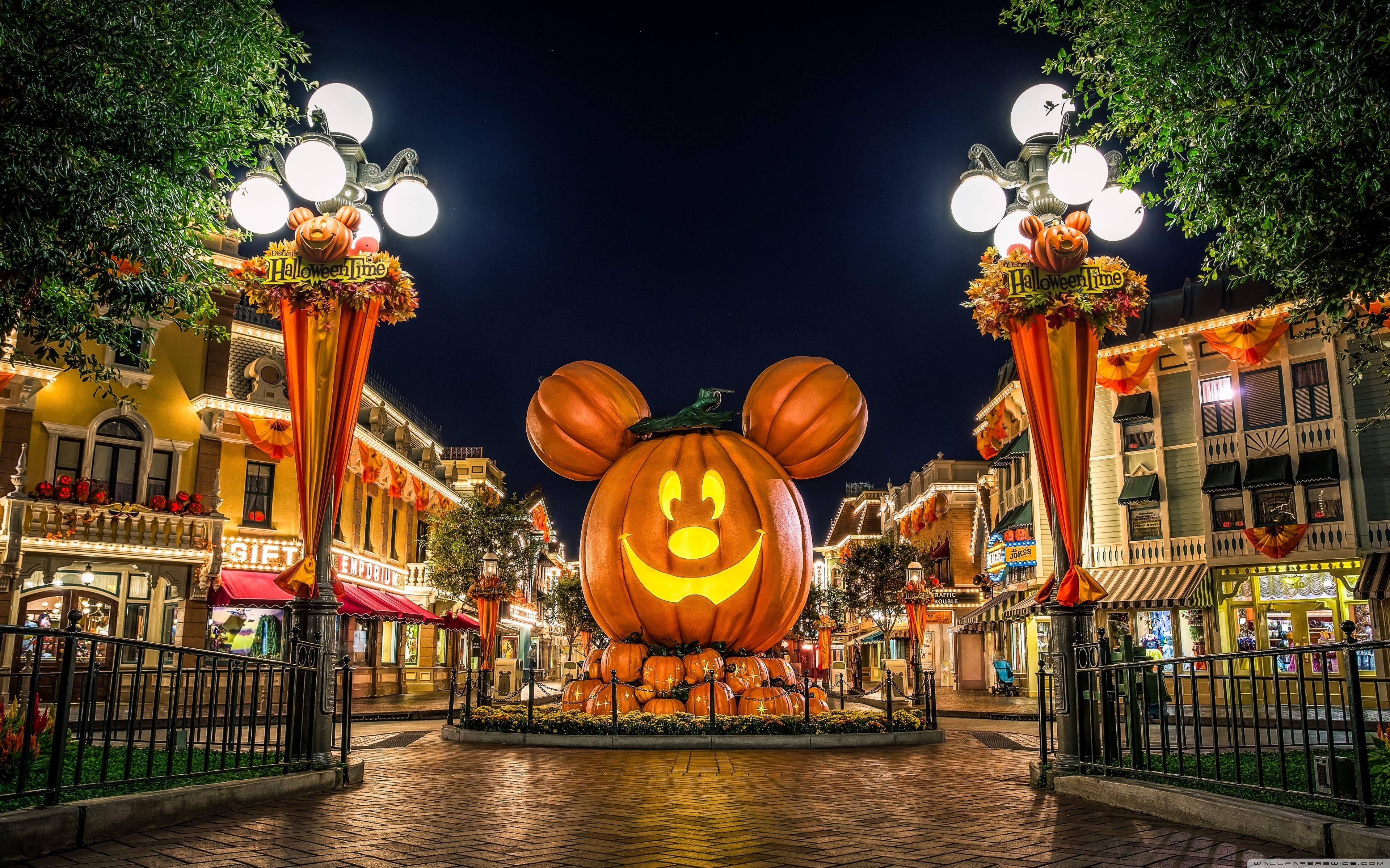 Disney World Halloween Desktop Background Full HD 1080p