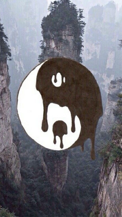 yin yang iphone background
