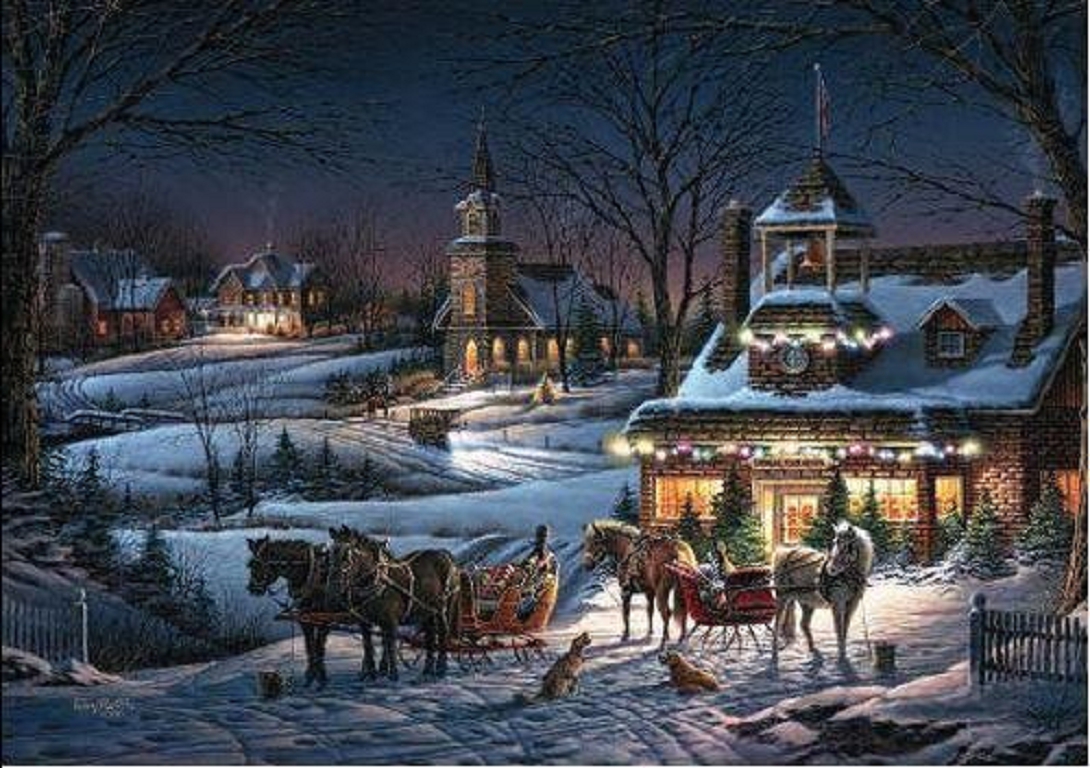 Winter Village Wallpaper Search Pictures Photos