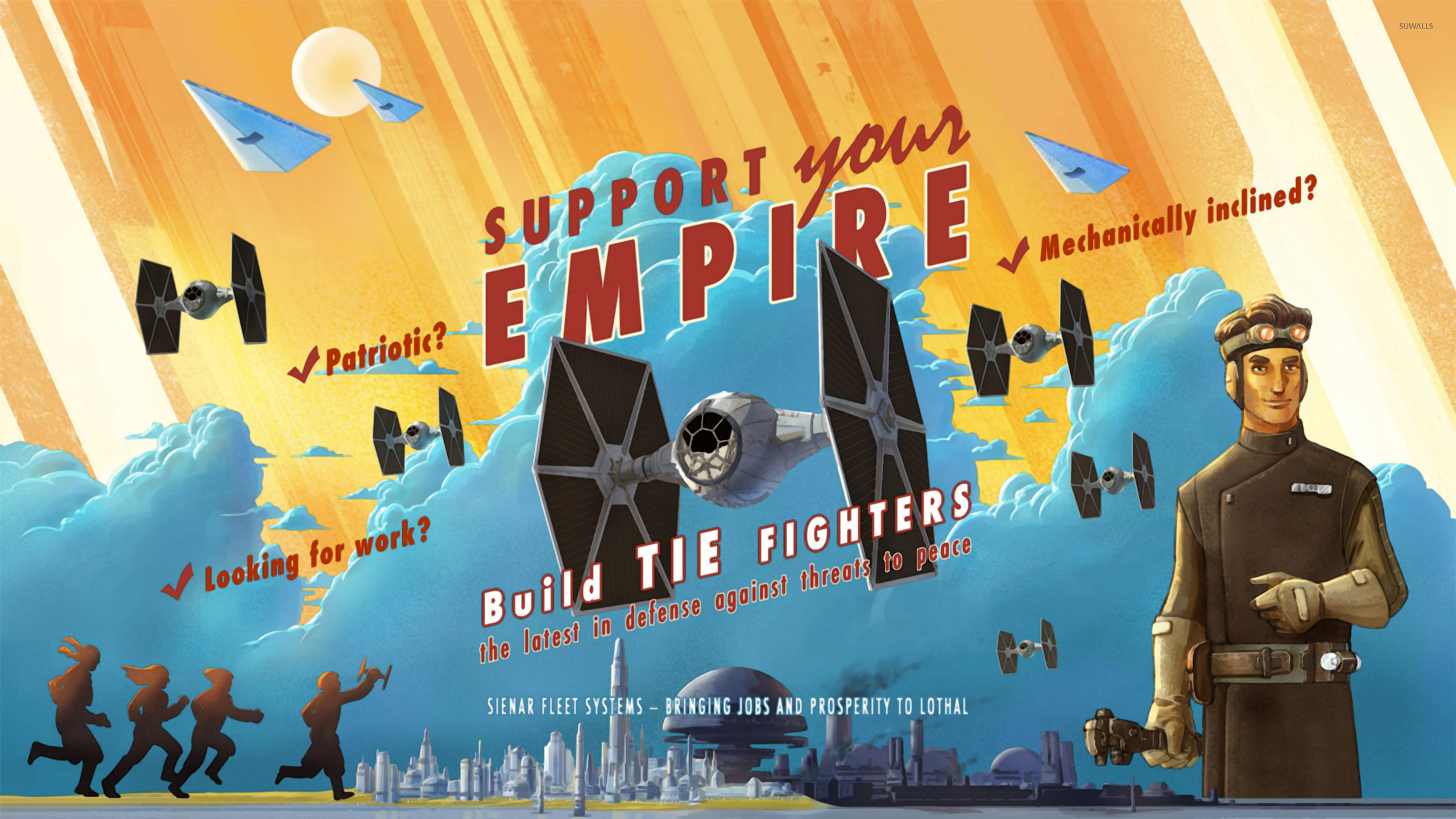 Star Wars Rebels Propaganda Poster Wallpaper Cartoon