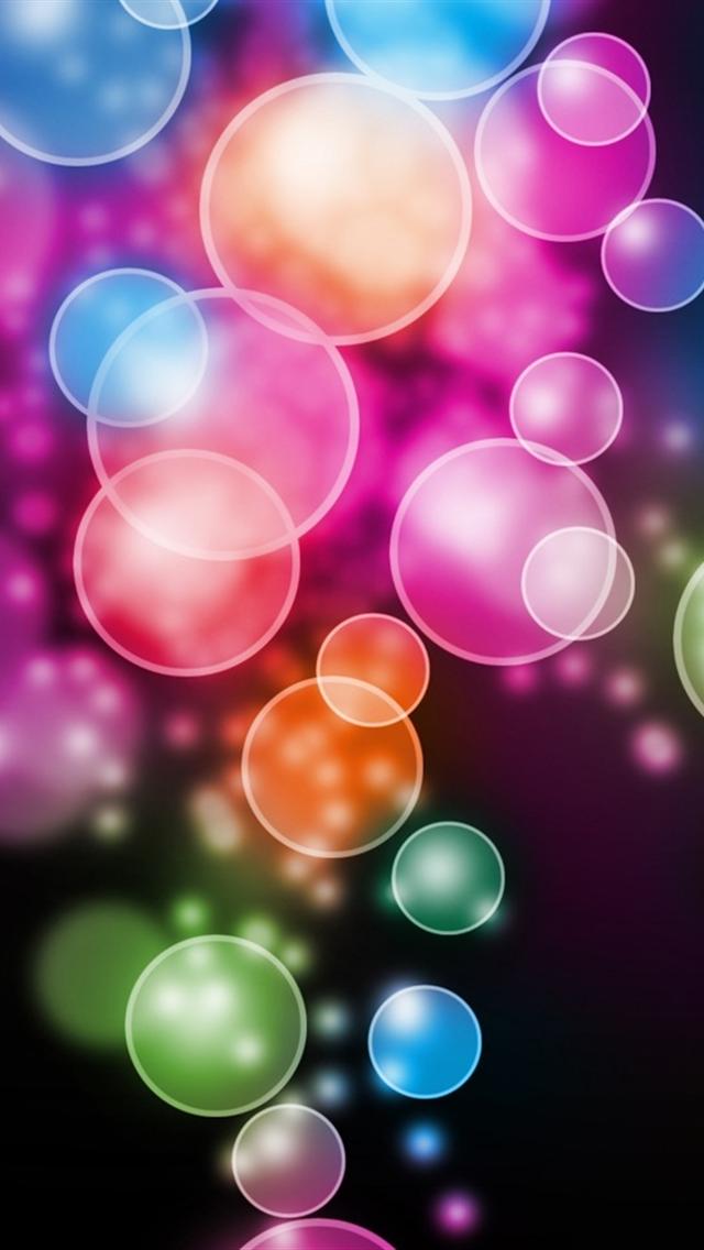 Bright Circles iPhone 5 Wallpapers Hd 640x1136 Iphone 5 Backgrounds