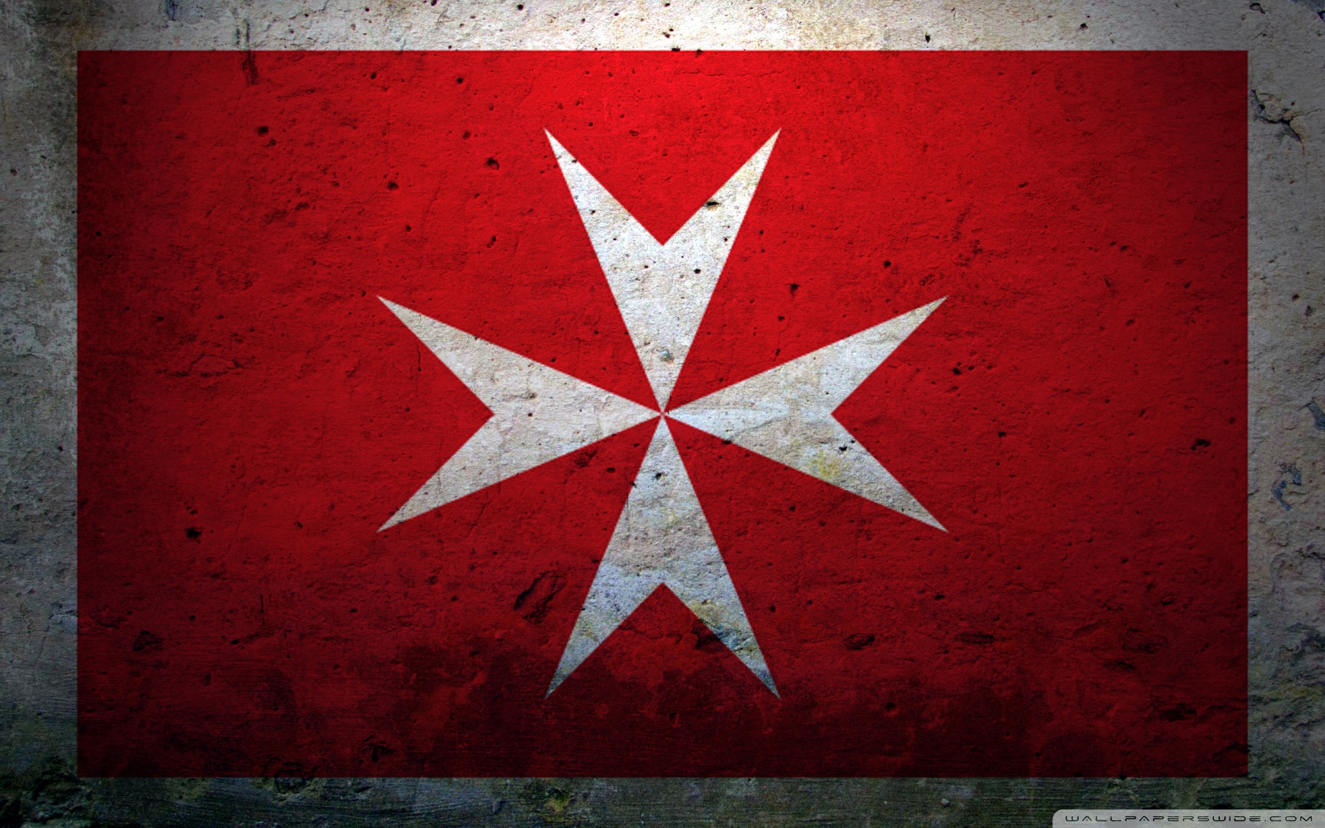 Grunge Civil Ensign Of Malta 4k HD Desktop Wallpaper For