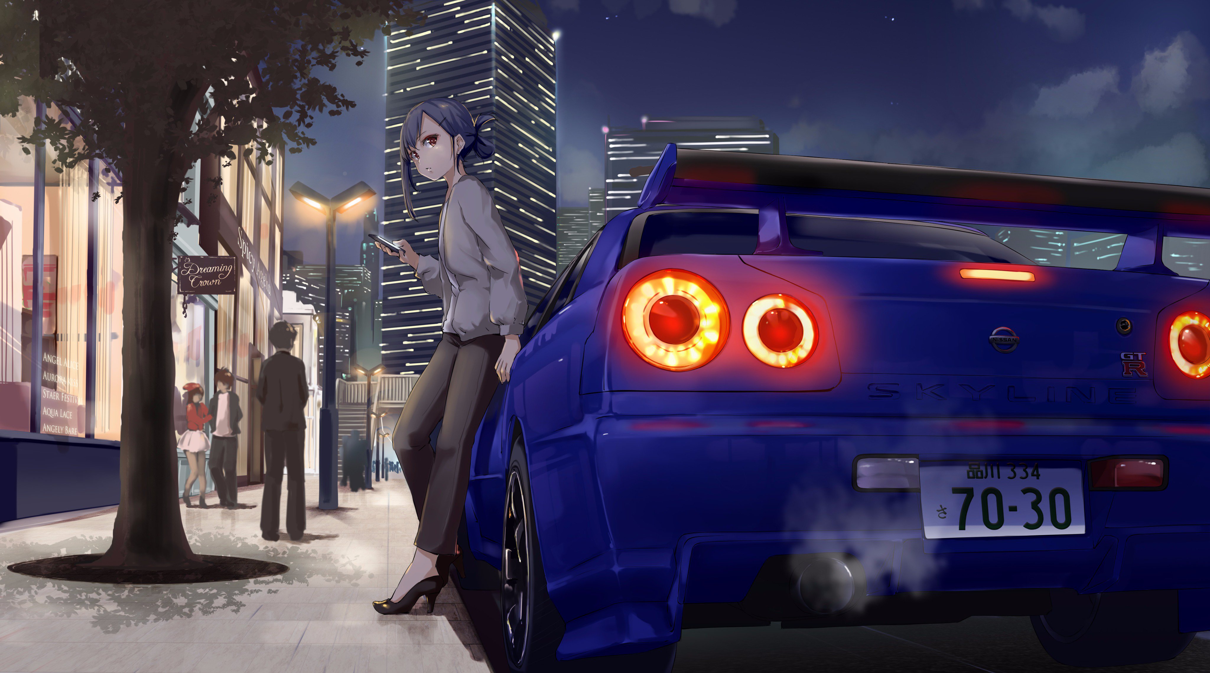 Anime Car 4k Ultra HD Wallpaper By