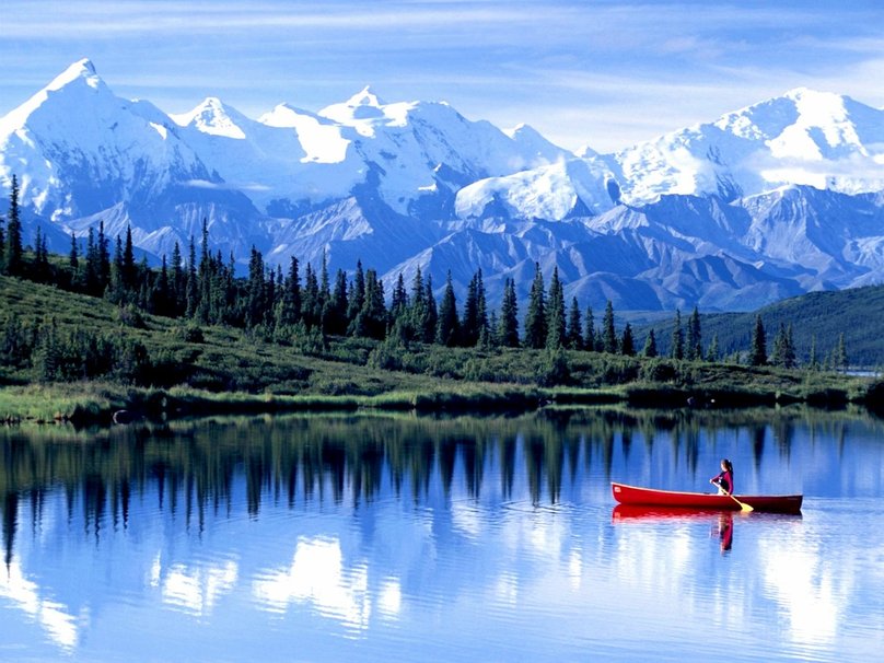 Kenai Mountain Range Alaska Desktop Background HD Wallpaper