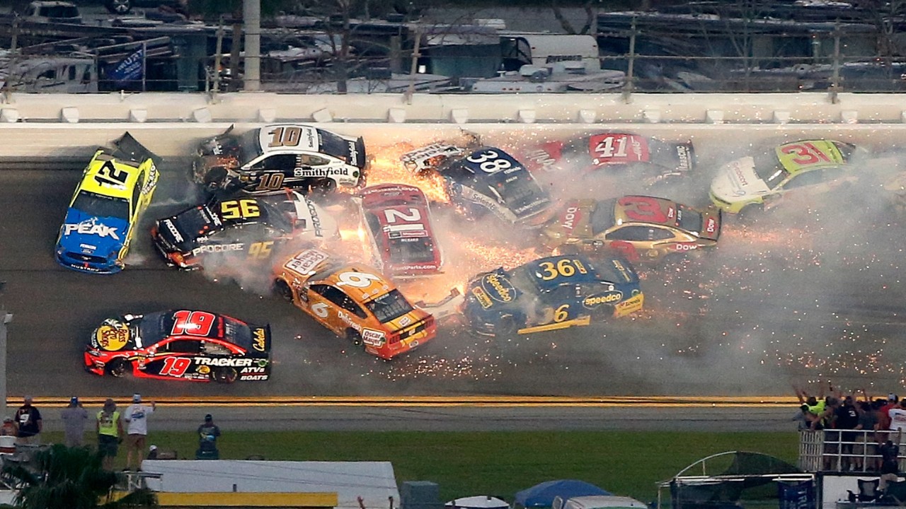 All Of The Crashes From Daytona Fox Sports