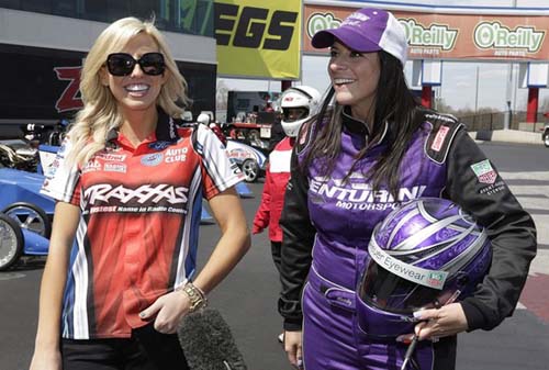 Brittany And Courtney Force Pre Dollar General Nhra