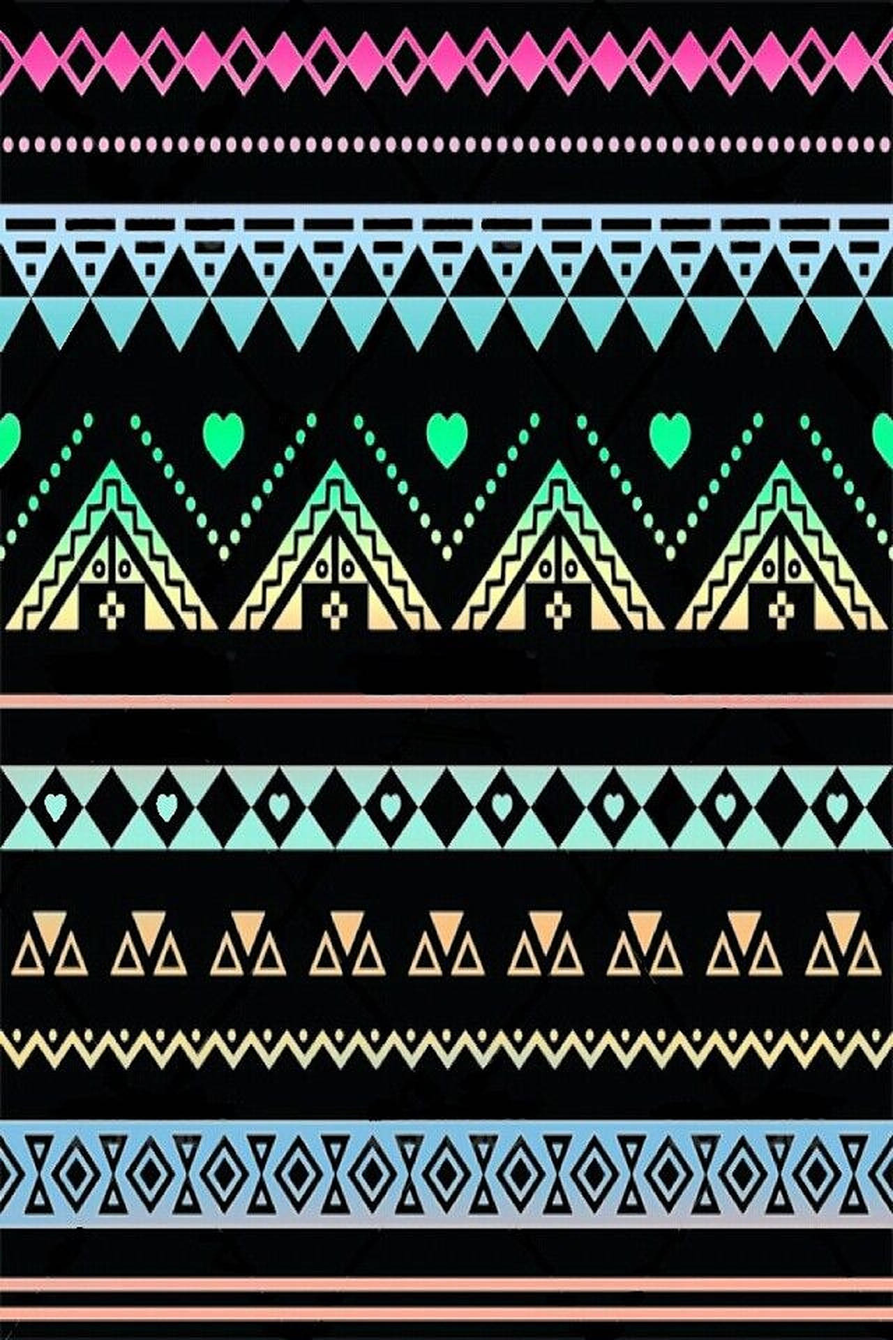 Tribal Pattern Wallpaper