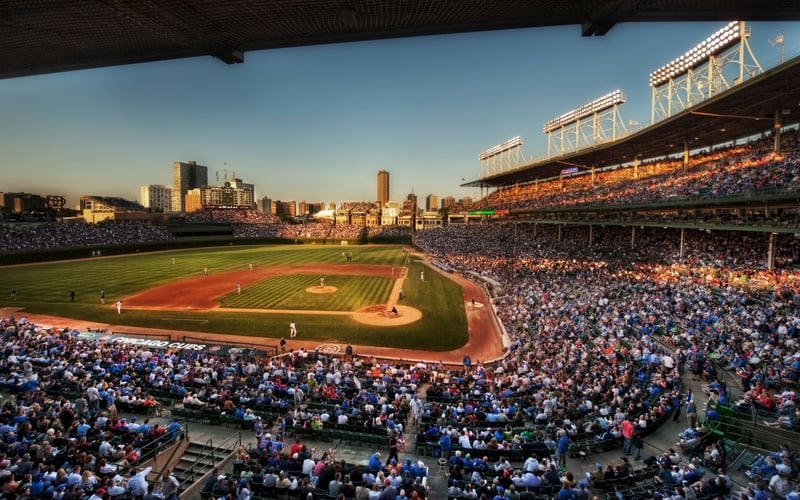 baseball mlb stadium chicago cubs 2560x1600 wallpaper Sports