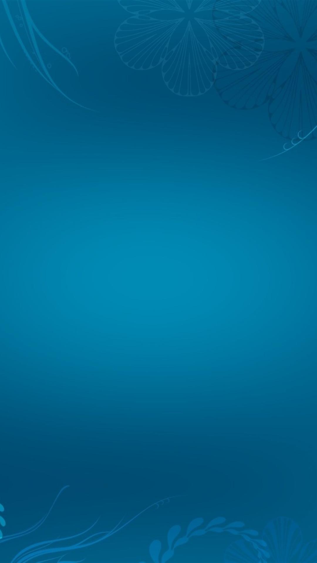 iPhone Plus HD Blue Patterns Wallpaper