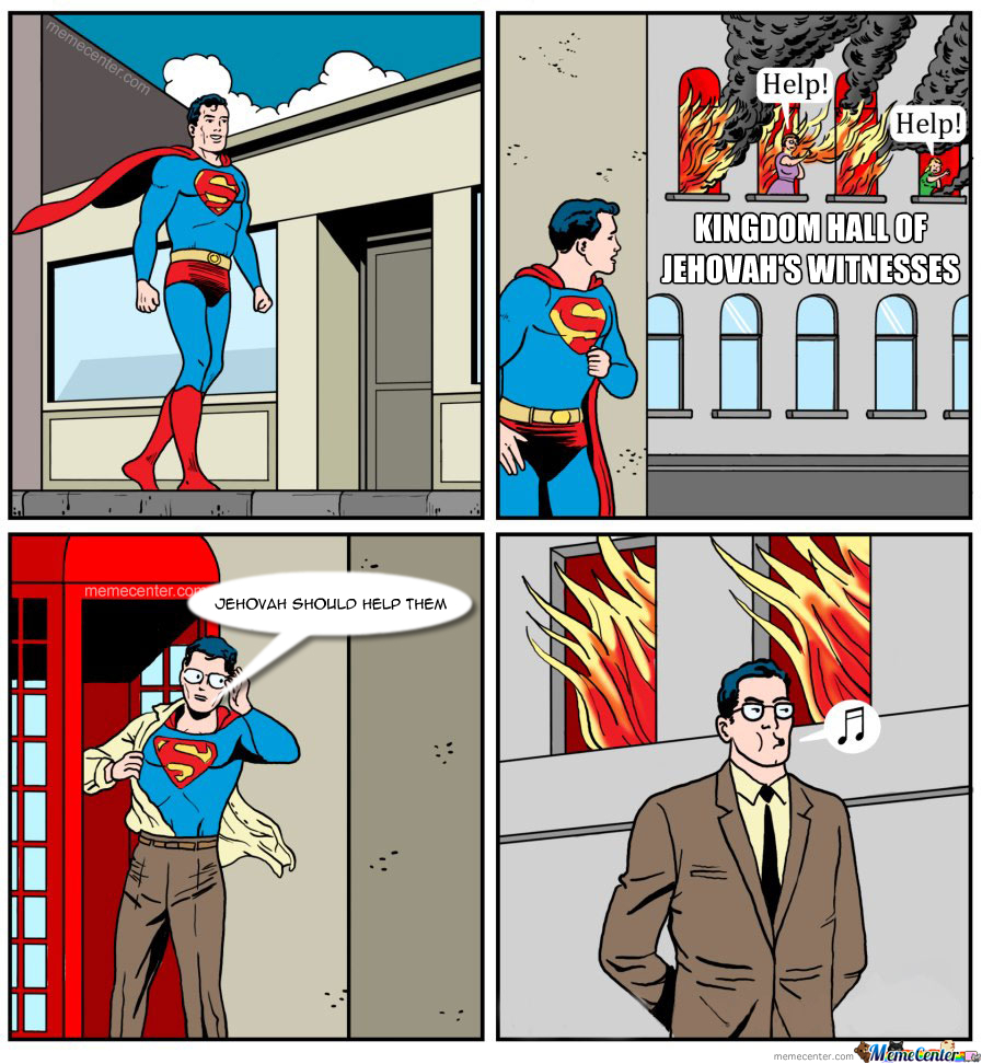 Superman Doesn T Like Jehovah S Witnesses By Kipkoful16 Meme Center