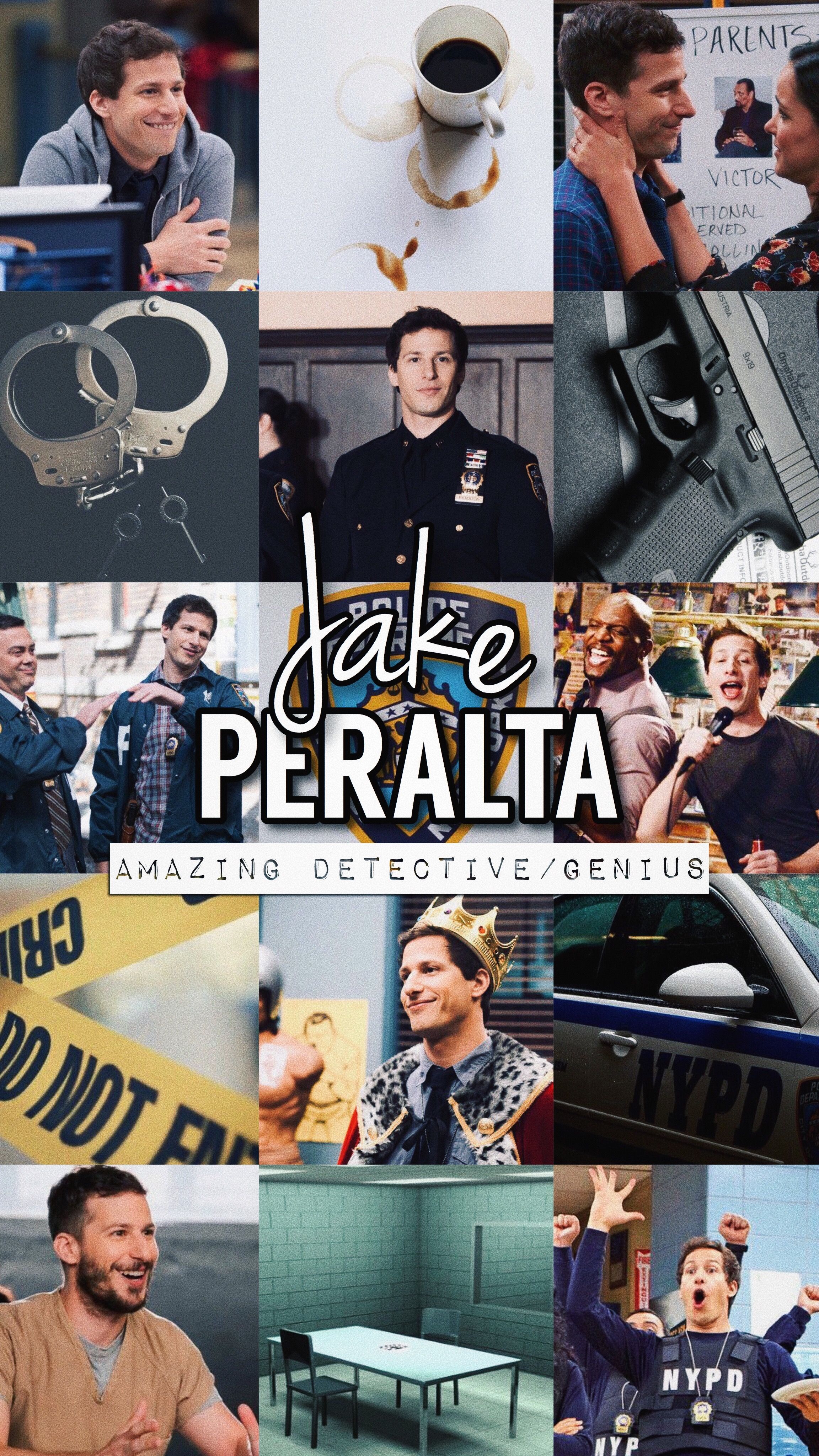 Jake Peralta Is An Amazing Detective Genius Wallpaper