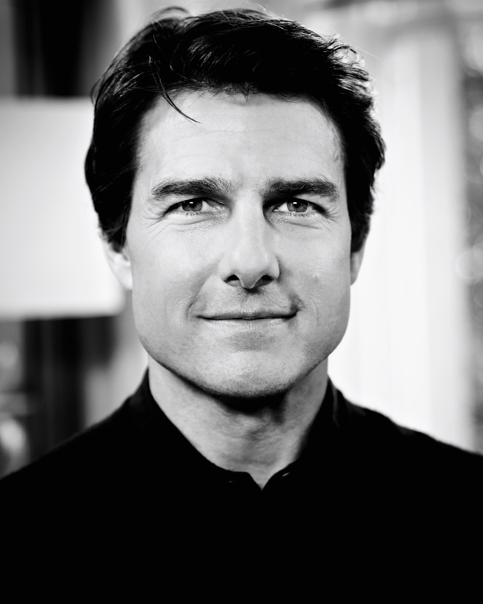 Tom Cruise Black White Portrait HD Wallpaper For Nexus