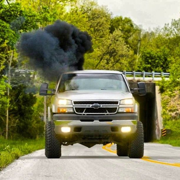 chevy diesel trucks rollin coal