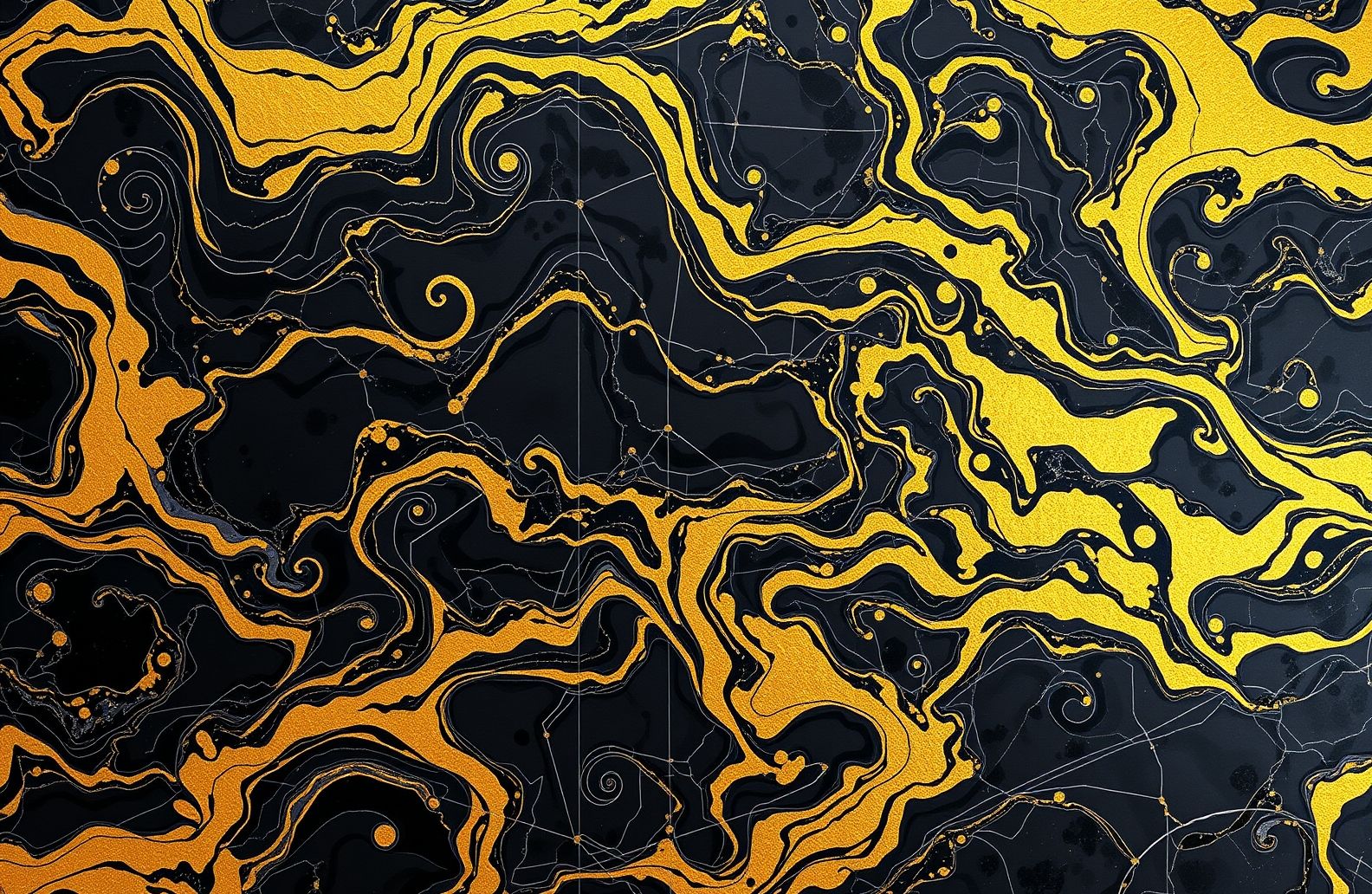 Black And Gold Marble Wallpaper