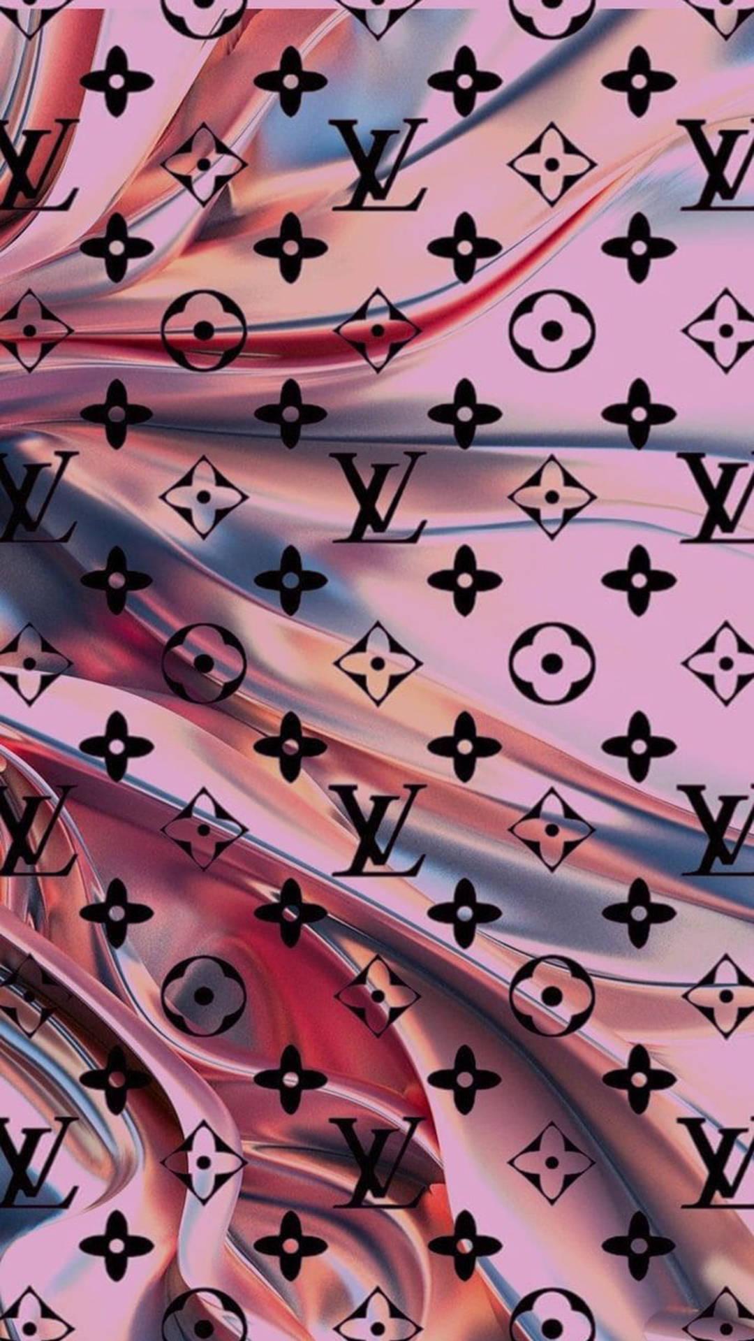 Download Download Pink Scarf Louis Vuitton Phone Wallpaper