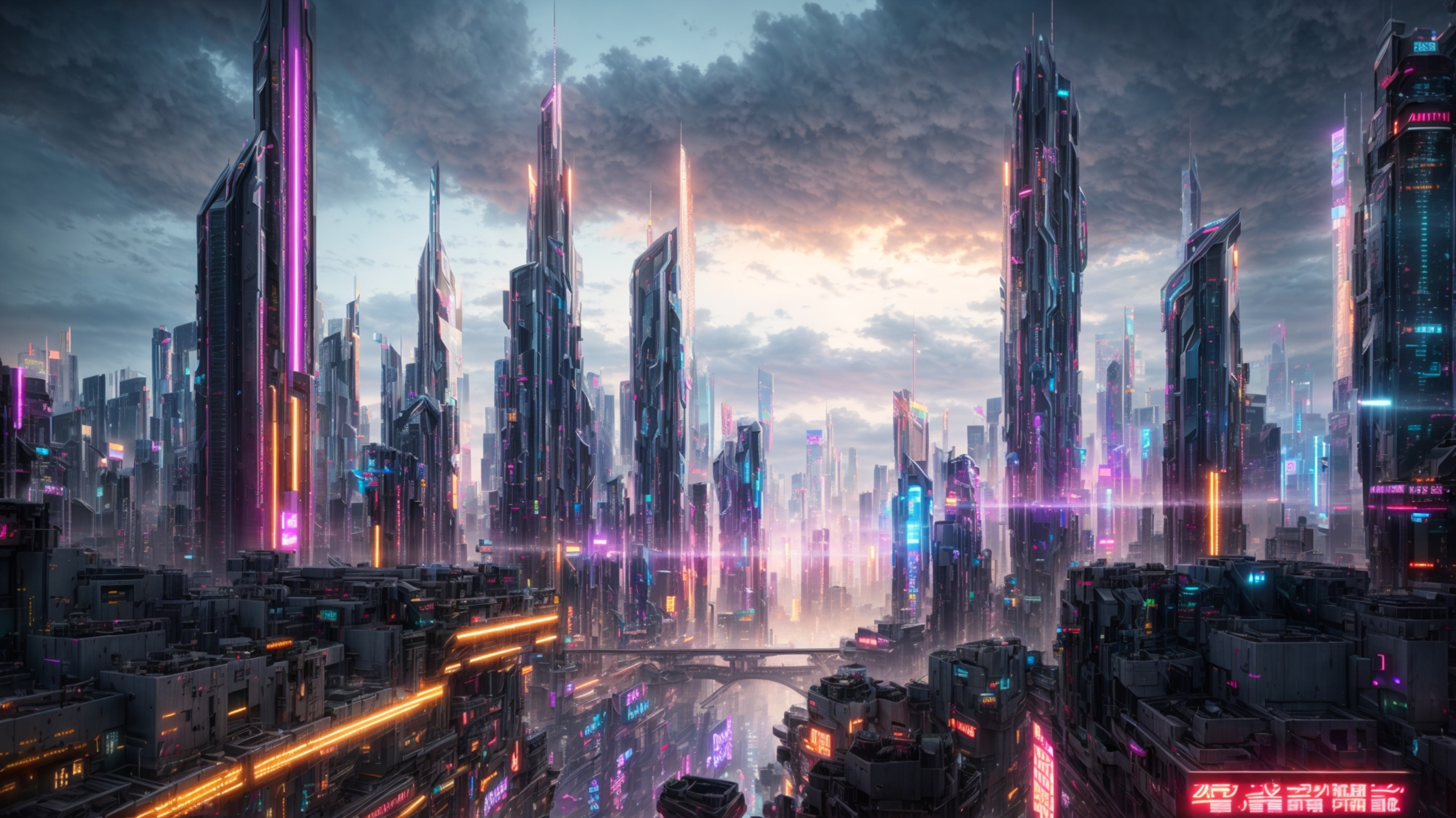 Anime City HD Wallpaper And Background